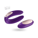 VIBRADOR PARA CASAL SATISFYER DOUBLE PLUS REMOTE COM COMANDO E CARREGADOR USB