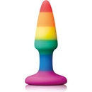 PLUG DE SILICONE PLEASURE RAINBOW