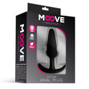 BUTT PLUG SMALL BLACK SILICONE