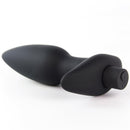 PLUG ANAL PRETO COM VIBRAÇÃO E CARREGADOR USB