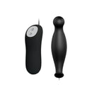 PRETTYLOVE PLUG ANAL DE SILICONE COM VIBRAÇÃO