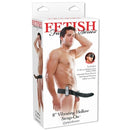STRAP-ON OCO COM VIBRAÇÃO 8'' VIBRATING HOLLOW FETISH FANTASY SERIES