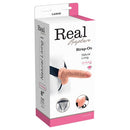 STRAP-ON OCO COM VIBRAÇÃO E TESTÍCULOS REAL RAPTURE AIR FEELING 8"