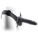 STRAP-ON OCO COM VIBRAÇÃO E TESTÍCULOS REAL RAPTURE AIR FEELING 8"