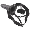 STRAP-ON OCO COM VIBRAÇÃO E TESTÍCULOS REAL RAPTURE AIR FEELING 8"