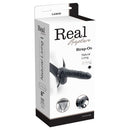 STRAP-ON OCO COM VIBRAÇÃO E TESTÍCULOS REAL RAPTURE AIR FEELING 8"