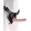 STRAP-ON REALISTA 7” KING COCK BRANCO