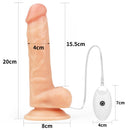 STRAP-ON COM VIBRAÇÃO E CONTROLE REMOTO 7.5"