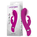 VIBRADOR TICKLE WATERPROOF DE SILICONE LILÁS