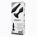 PLUG ANAL TROPHY PRETO SILICONE
