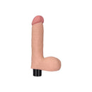 VIBRADOR REALISTICO COM TESTICULOS SOFTEE 8" FLESH