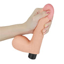 VIBRADOR REALISTICO COM TESTICULOS SOFTEE 8" FLESH
