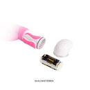 VIBRADOR BROKLYN COM ROTAÇÃO E ESTIMULAÇÃO PINK