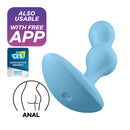 VIBRADOR ANAL DEEP DIVER COM APP SATISFYER