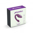 VIBRADOR RECARREGÁVEL COM COMANDO PLEASURISER E OFERTA DE LUBRIFICANTE À BASE DE ÁGUA CRUSHIOUS