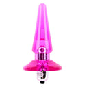 PLUG ANAL AZUL COM VIBRAÇÃO