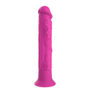 VIBRADOR DE SILICONE ROSA COM VENTOSA