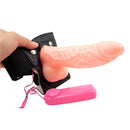 STRAP-ON COM VIBRAÇÃO STUNT COCK 8.2" FLESH