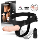 STRAP-ON WOBOX COM DILDO OCO, VIBRAÇÃO E CONTROLE REMOTO