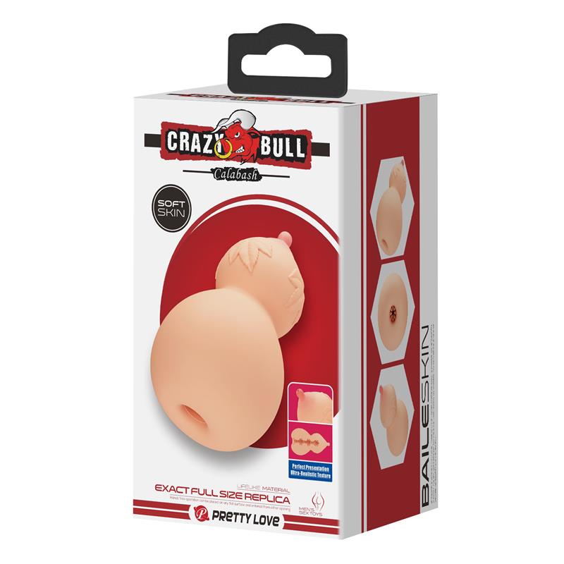 CRAZY BULL  MASTURBADOR EM FORMA DE PEITO