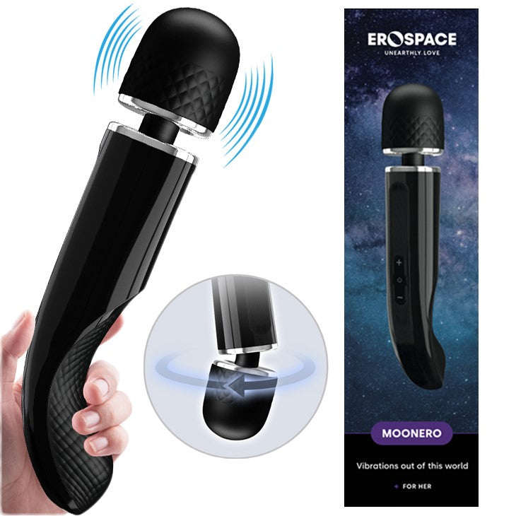 MASSAJADOR PRETO AEROESPACIAL USB