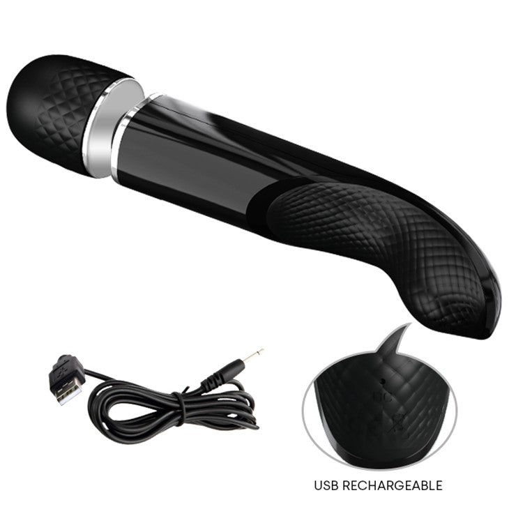 MASSAJADOR PRETO AEROESPACIAL USB