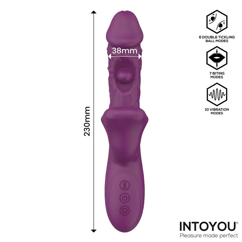VIBRADOR DUPLO BOLA BELLA 3 MOTORES