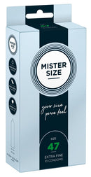 PRESERVATIVOS MISTER SIZE 47MM