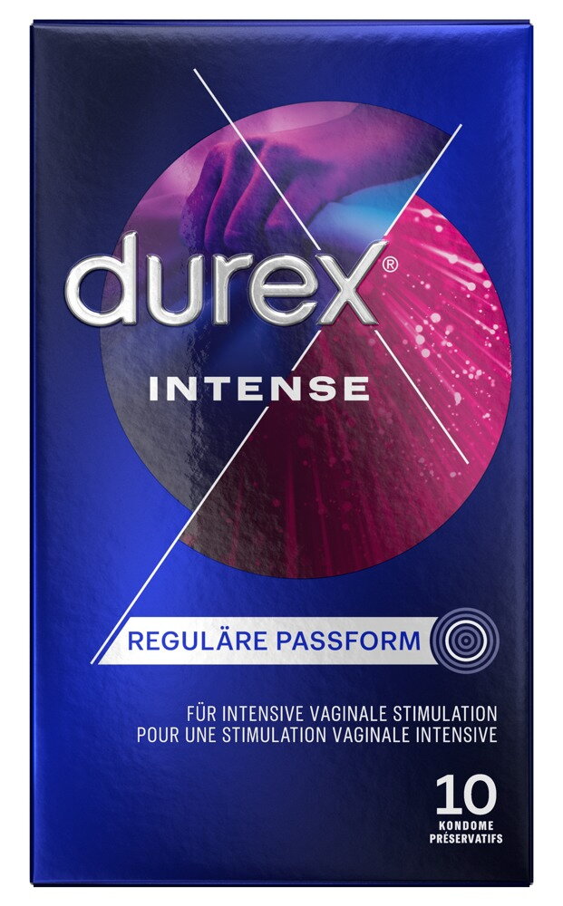 PRESERVATIVOS - DUREX INTENSE ORGASMIC 10 UNID