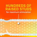 PRESERVATIVOS ONE TRANSPARENTES COM PINOS 12 UNIDADES