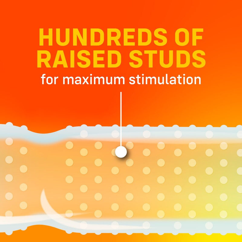 PRESERVATIVOS ONE TRANSPARENTES COM PINOS 12 UNIDADES