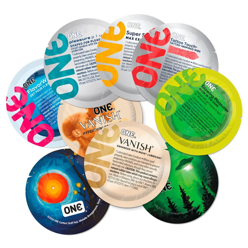 PRESERVATIVOS ONE MIX DE 6 VARIEDADES 12 UNIDADES