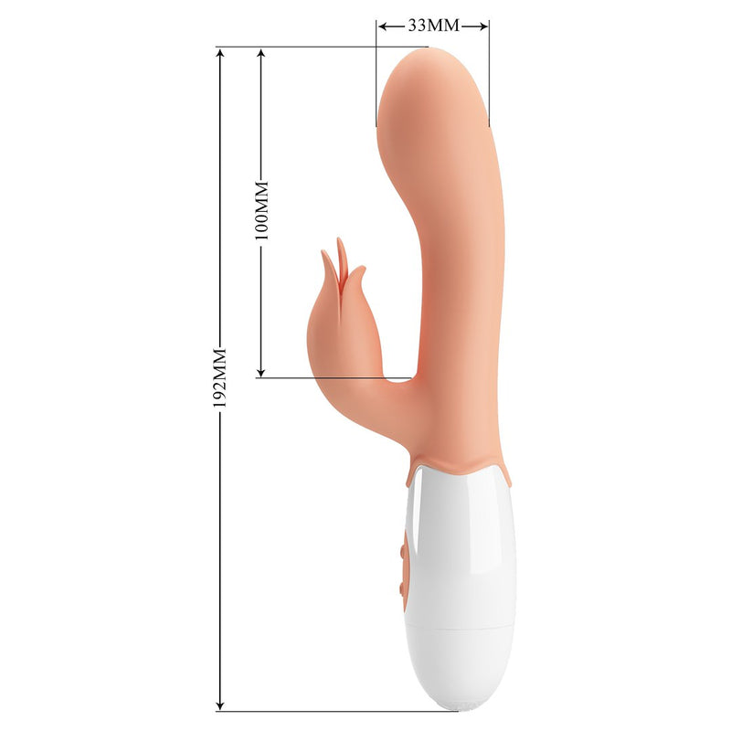 VIBRADOR  BLOODY MARY COM ESTIMULADOR DE CLITÓRIS