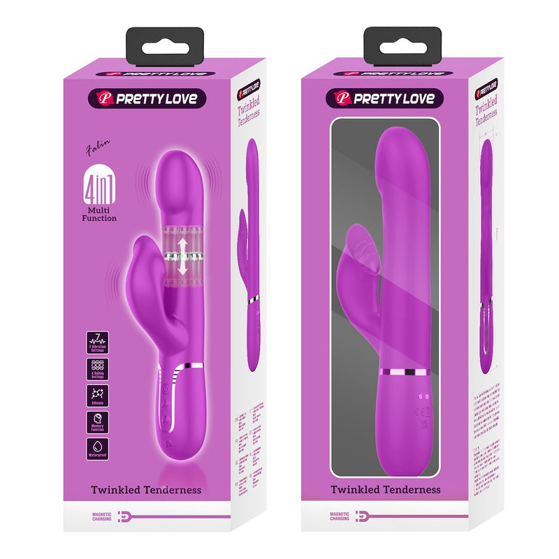 VIBRADOR PRETTYLOVE FALIN COM BOLAS INTERNAS USB