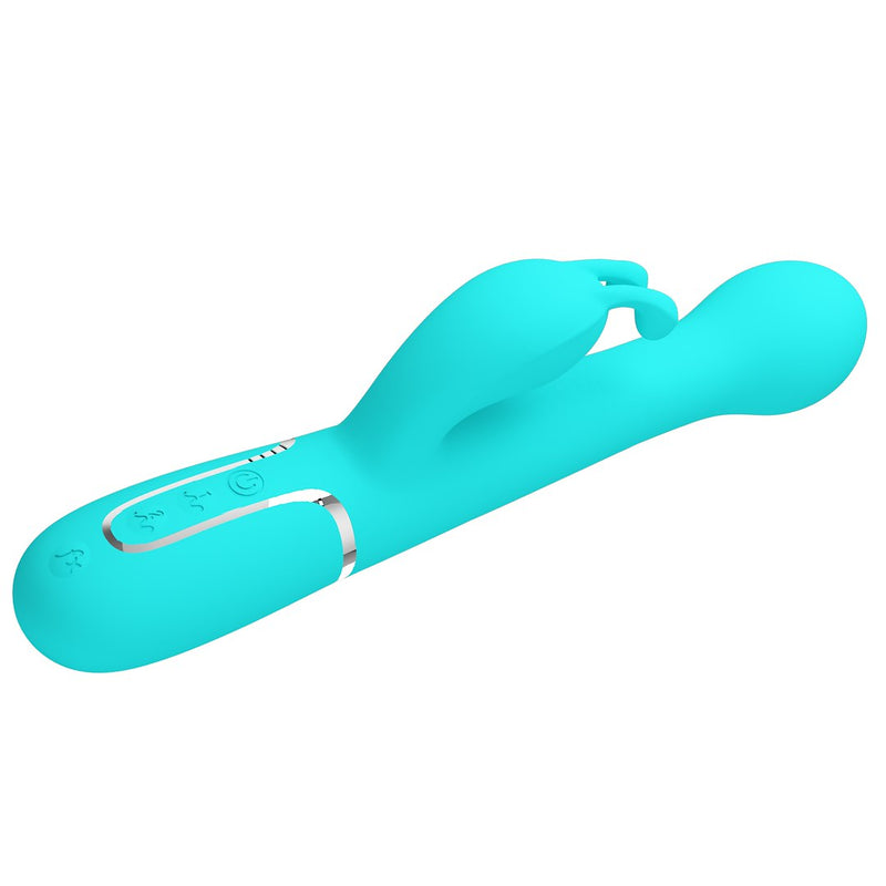 VIBRADOR PRETTYLOVE DEJON COM BOLAS DE IMPULSO E ROTAÇÃO USB