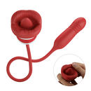 ASHLYNN ESTIMULADOR CLITORIS DE LÍNGUA E UM  MINI PÉNIS COM VIBRAÇÃO USB