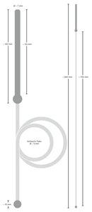 DILATADOR OCO COM TUBO TRANSPARENTE