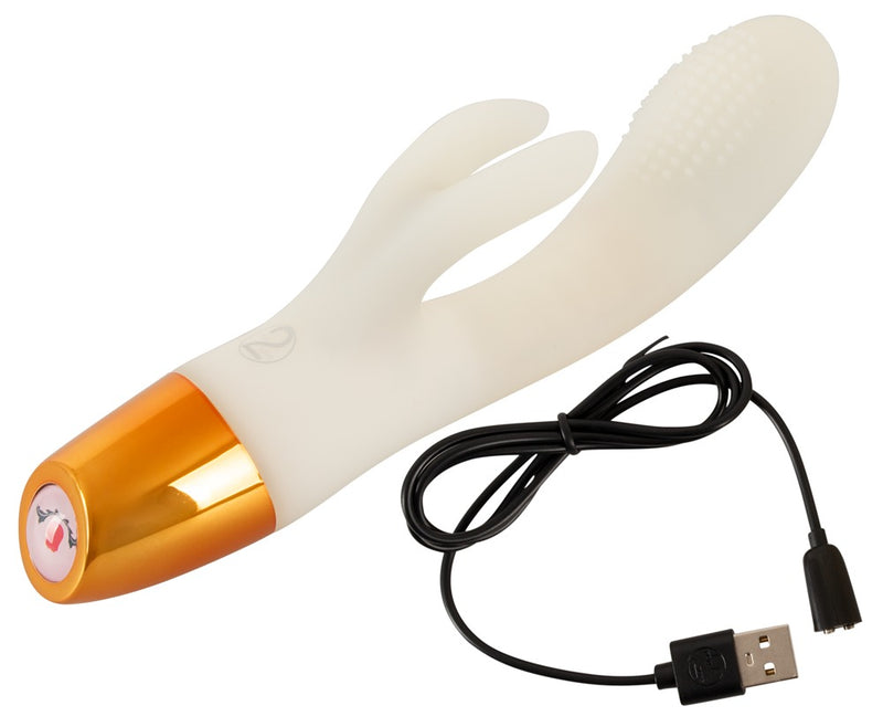 VIBRADOR RABBIT QUE BRILHA NO ESCURO USB