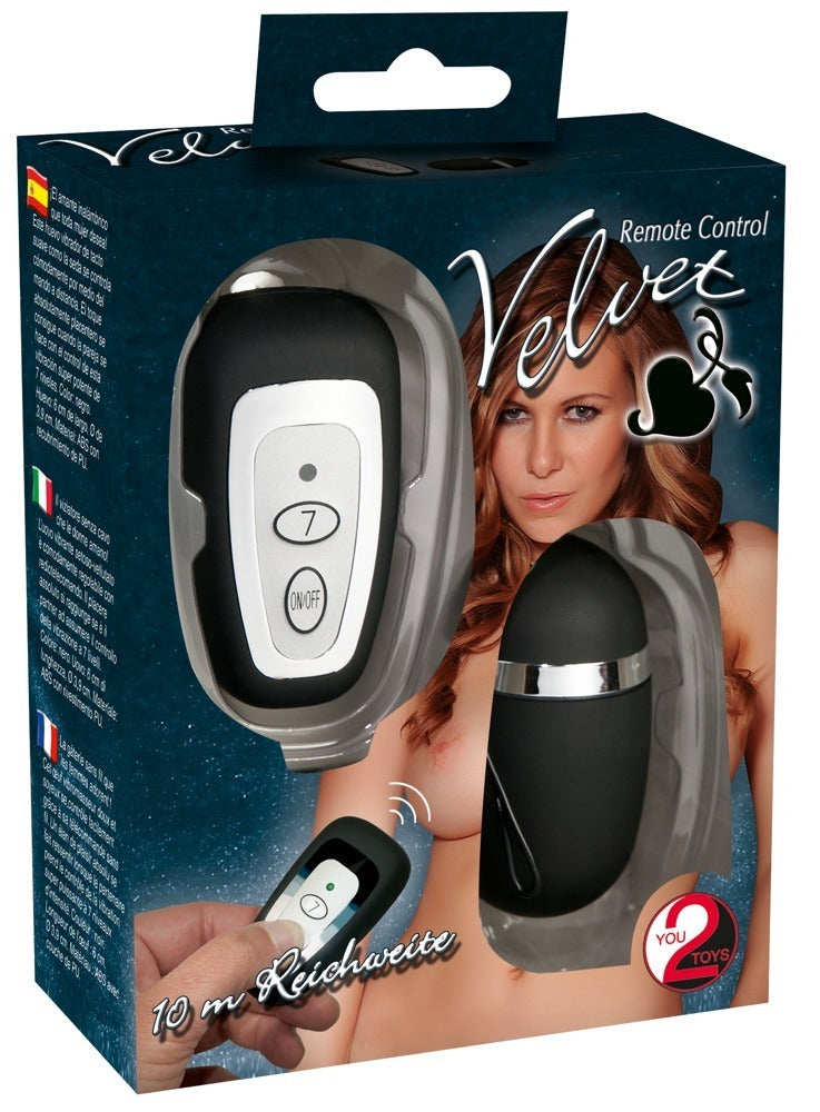 VIBRADOR VELVET WIRELESS BLACK