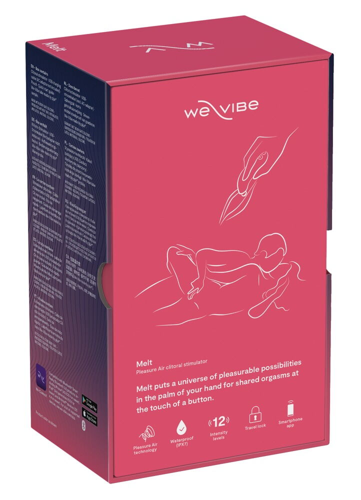 ESTIMULADOR DE CLÍTORIS E SUCÇÃO MELT WE-VIBE COM APP