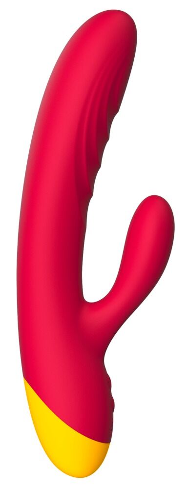 VIBRADOR COM ESTIMULADOR CLITORIANO ROMP JAZZ USB