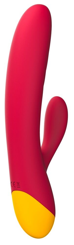 VIBRADOR COM ESTIMULADOR CLITORIANO ROMP JAZZ USB