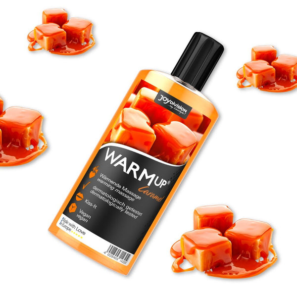 ÓLEO DE MASSAGEM COMESTÍVEL DE CARAMELO EFEITO CALOR