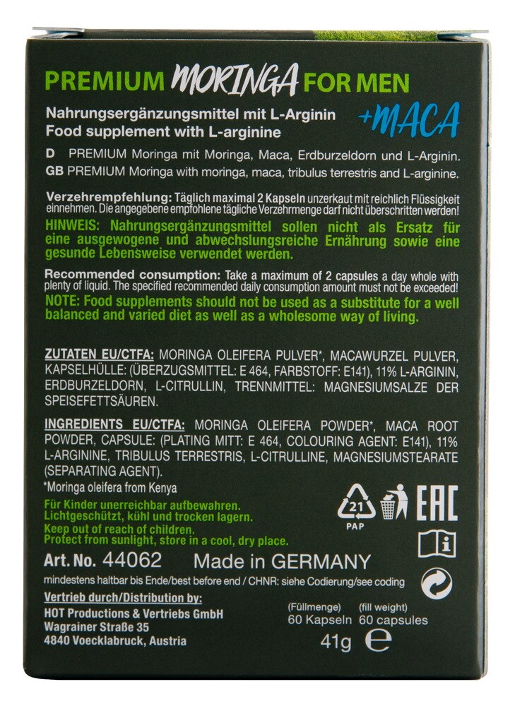 MORINGA MAN 60 COMPRIMIDOS