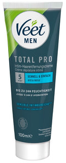 KIT DE DEPILAÇÃO ÍNTIMA MASCULINA - TOTAL PRO