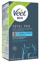 KIT DE DEPILAÇÃO ÍNTIMA MASCULINA - TOTAL PRO