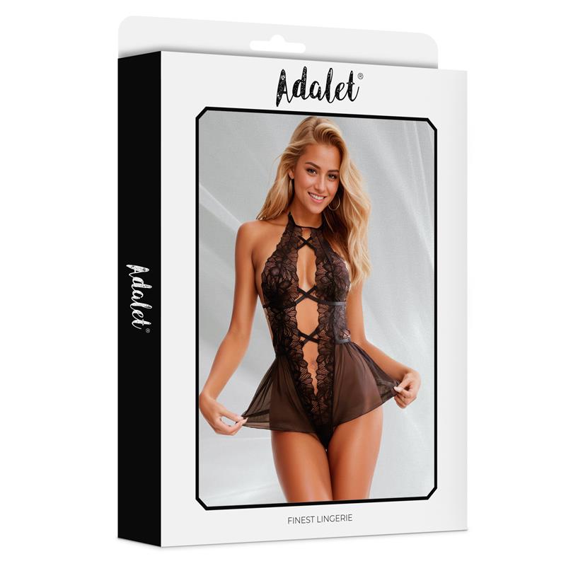 BODY COSTAS ABERTAS PADRÃO FLORAL ARIELLA