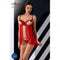 BABYDOLL E TANGA CHERRY VERMELHO DEVIL COLLECTION PASSION