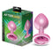 PLUG ANAL AFTERDARK ANODIZADO ROSA COM ROSA