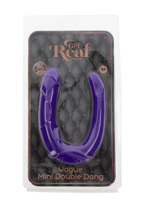 DILDO DUPLO DE SILICONE LILÁS